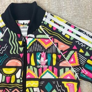Adidas Hip Hop Surf Graffiti Abstract Zip Track Jacket